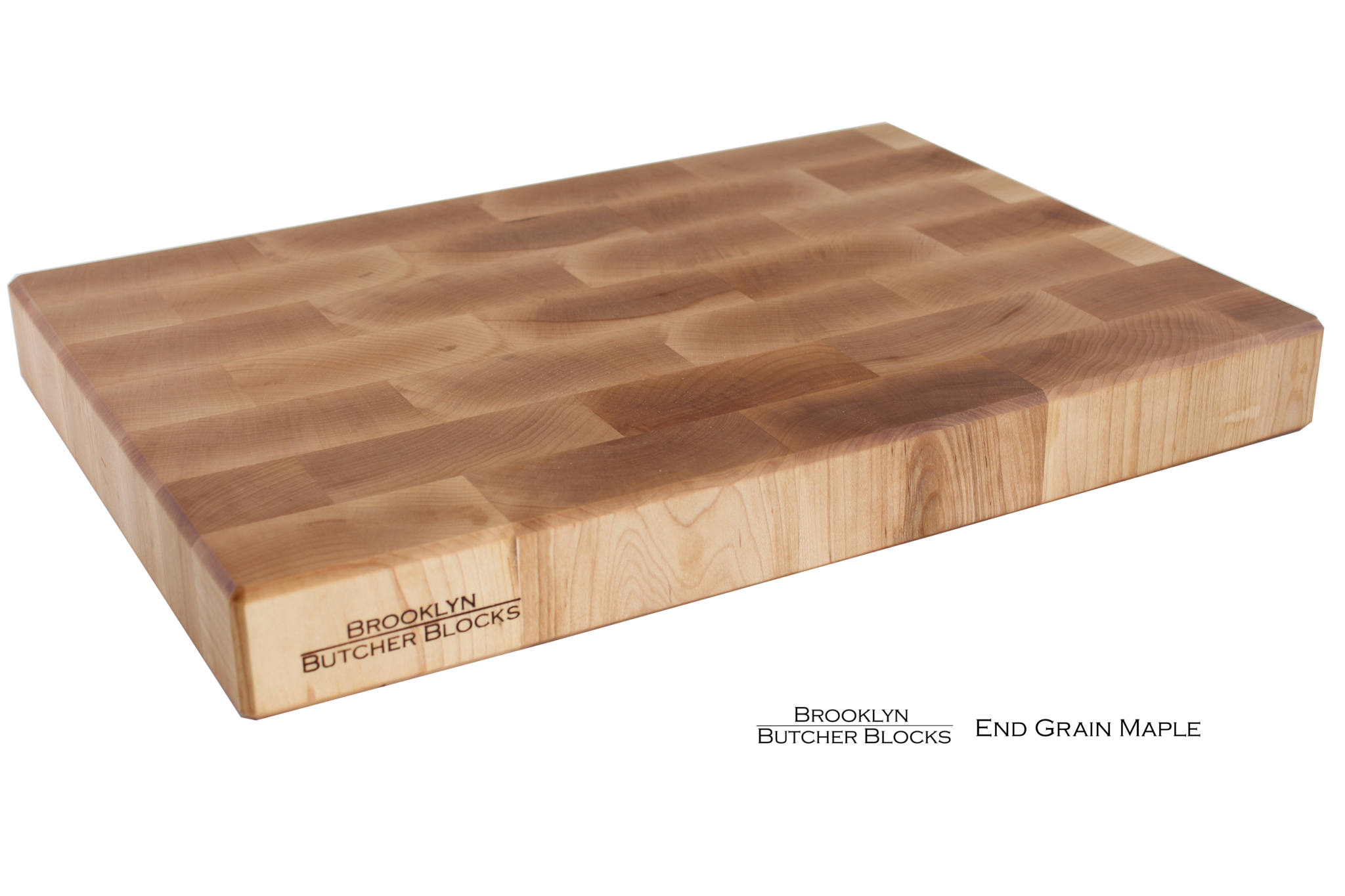 12 x 18 x 1.75 End Grain Maple Butcher Block Brooklyn Butcher