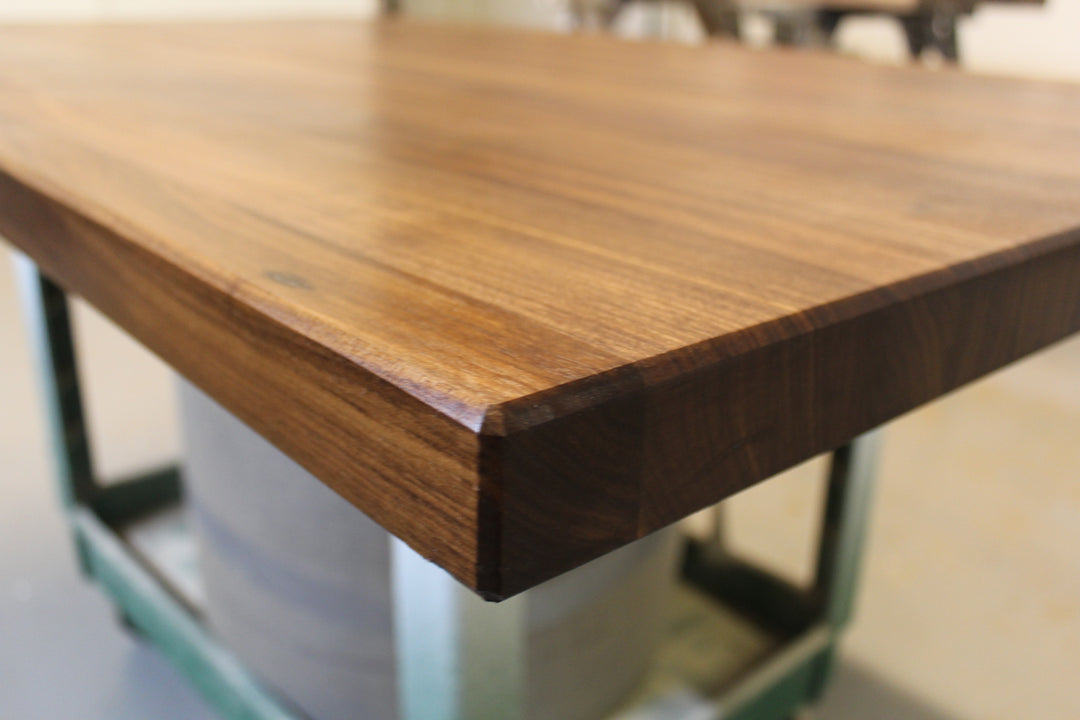 Custom Walnut Butcher Block Countertop – Edge Grain