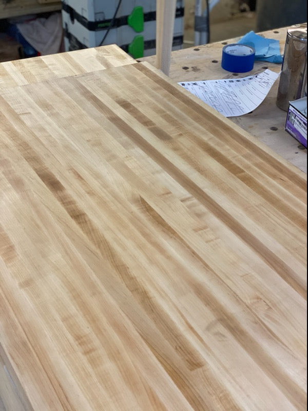 Maple Butcher Block Countertop – 25" × 96" × 1.5" Edge Grain