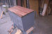 Grey Kitchen Island with Butcher Block
