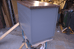 Grey Kitchen Island with Butcher Block