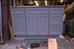 Grey Kitchen Island with Butcher Block