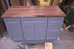 Grey Kitchen Island with Butcher Block