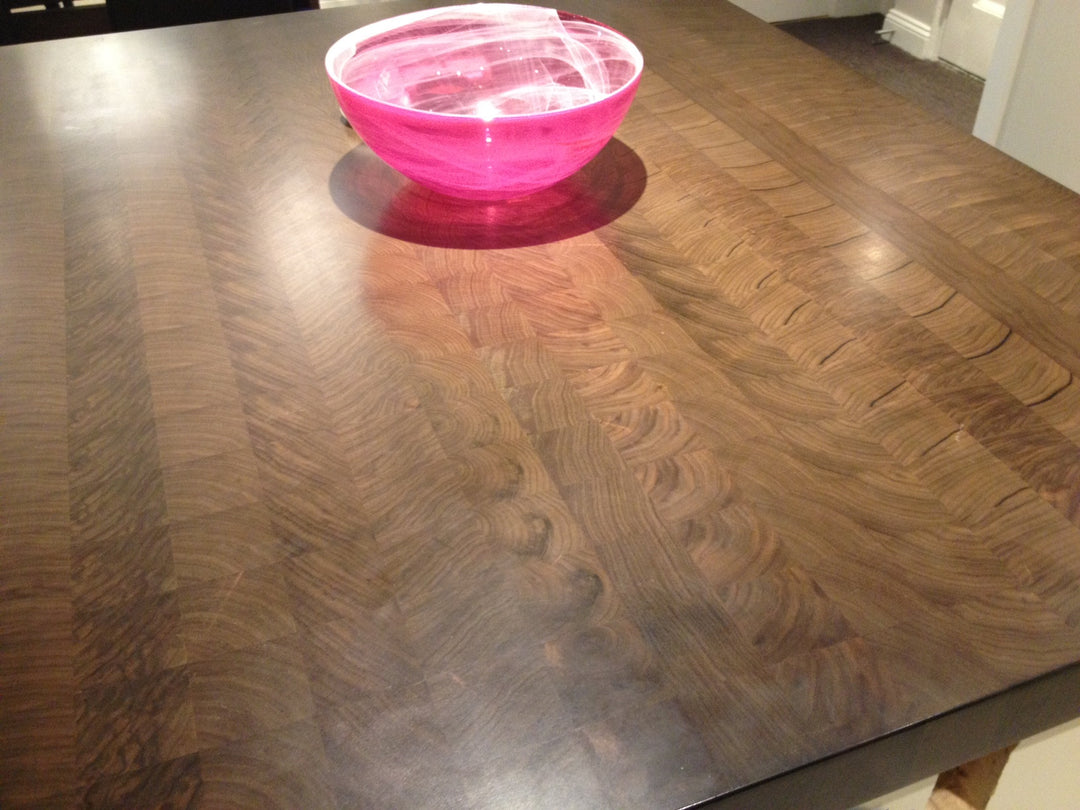 End grain Walnut kitchen island