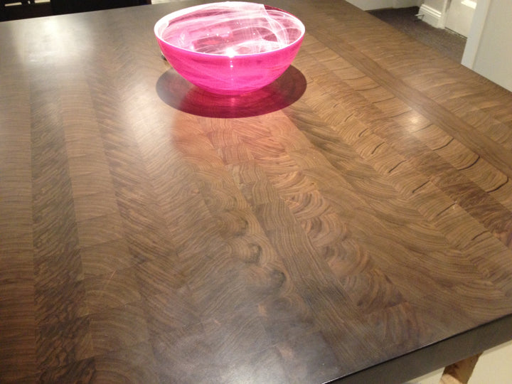 End grain Walnut kitchen island